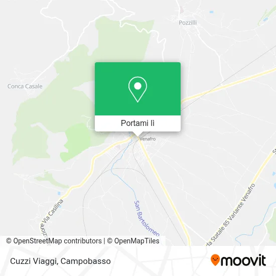 Mappa Cuzzi Viaggi