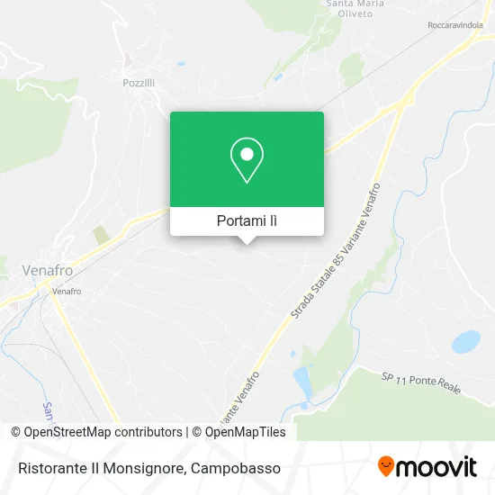 Mappa Ristorante Il Monsignore
