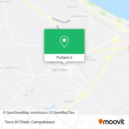 Mappa Terre Di Chieti