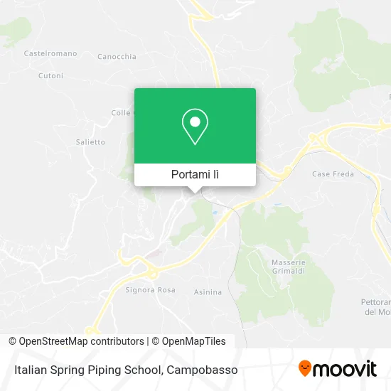 Mappa Italian Spring Piping School