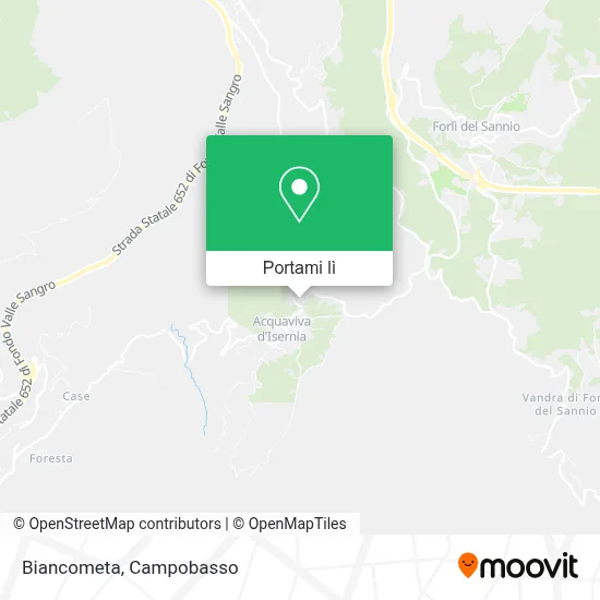 Mappa Biancometa