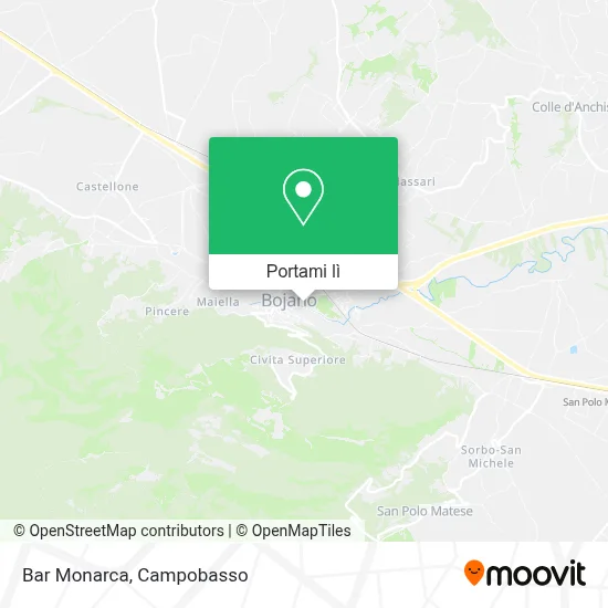 Mappa Bar Monarca