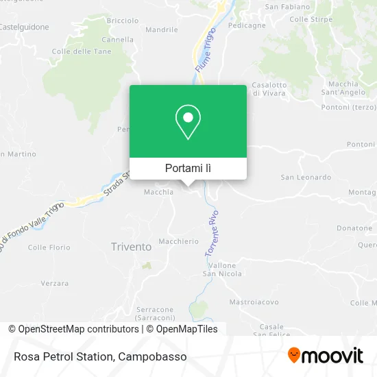 Mappa Rosa Petrol Station