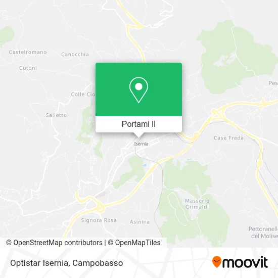 Mappa Optistar Isernia