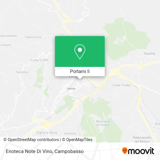 Mappa Enoteca Note Di Vino