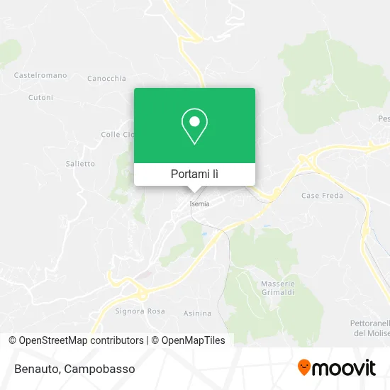 Mappa Benauto