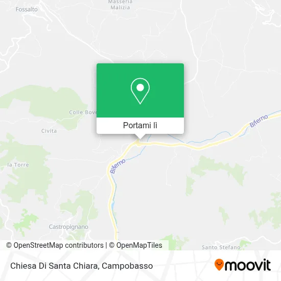 Mappa Chiesa Di Santa Chiara