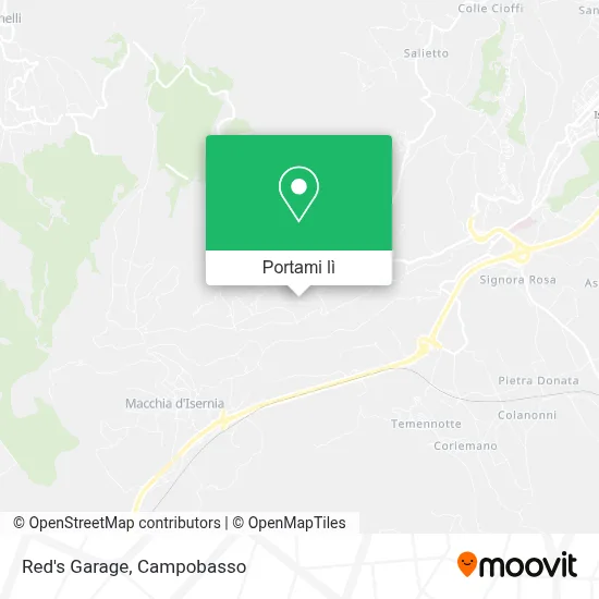 Mappa Red's Garage