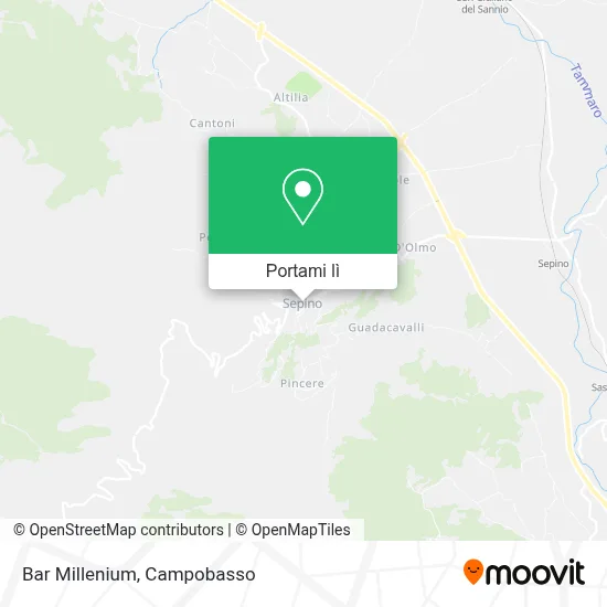 Mappa Bar Millenium