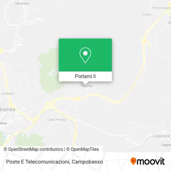Mappa Poste E Telecomunicazioni
