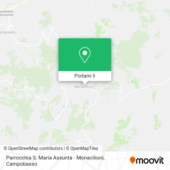 Mappa Parrocchia S. Maria Assunta - Monacilioni