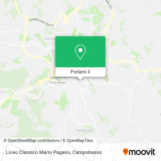 Mappa Liceo Classico Mario Pagano