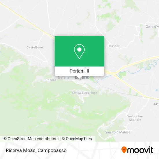 Mappa Riserva Moac