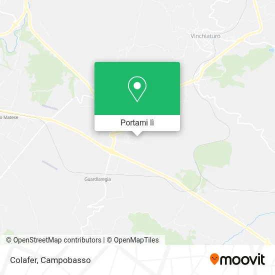 Mappa Colafer