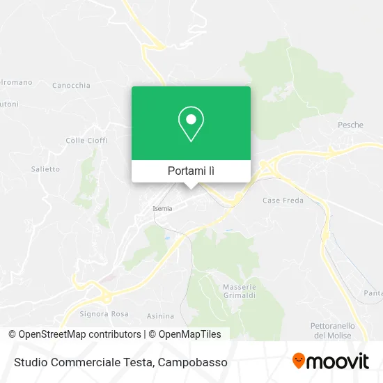Mappa Studio Commerciale Testa