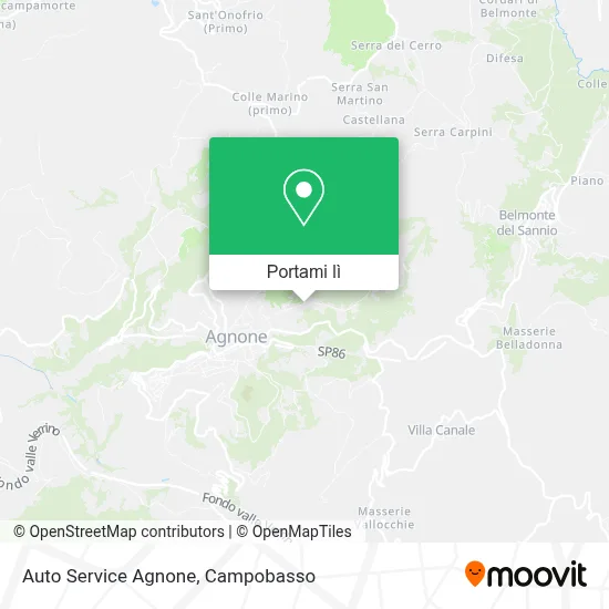 Mappa Auto Service Agnone