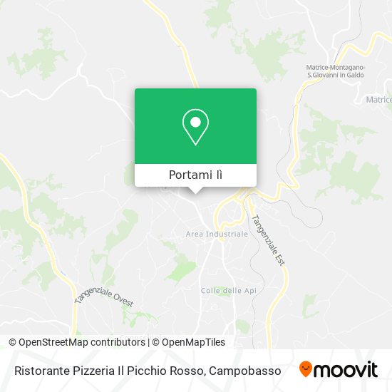 Mappa Ristorante Pizzeria Il Picchio Rosso