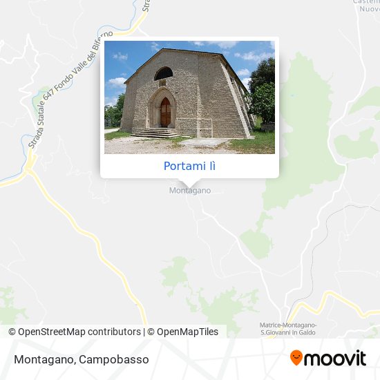 Mappa Montagano