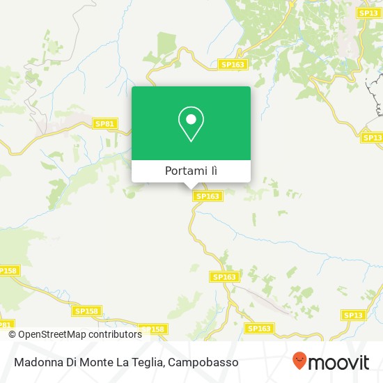 Mappa Madonna Di Monte La Teglia