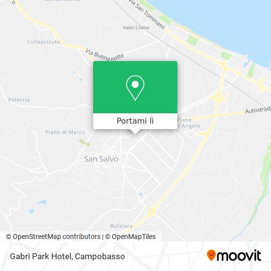 Mappa Gabrì Park Hotel