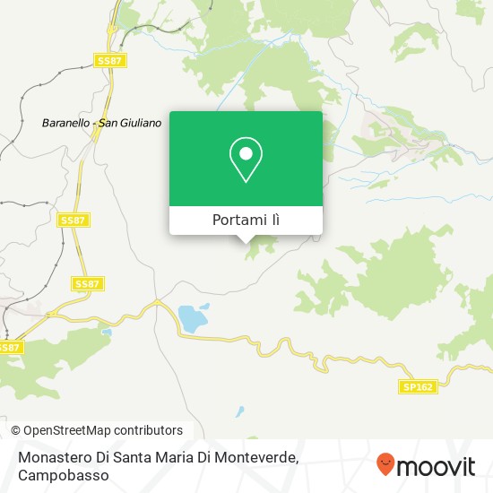 Mappa Monastero Di Santa Maria Di Monteverde