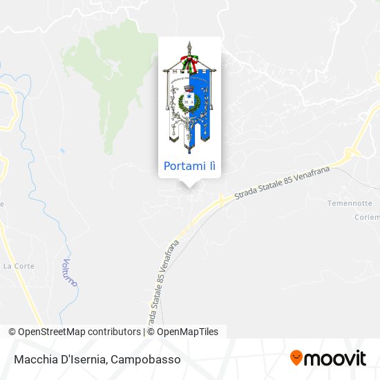 Mappa Macchia D'Isernia