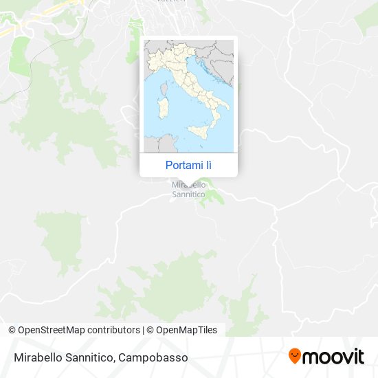 Mappa Mirabello Sannitico