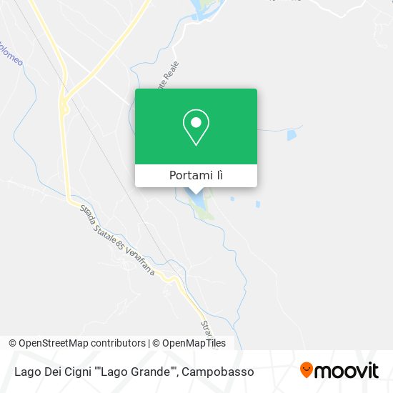 Mappa Lago Dei Cigni ""Lago Grande""