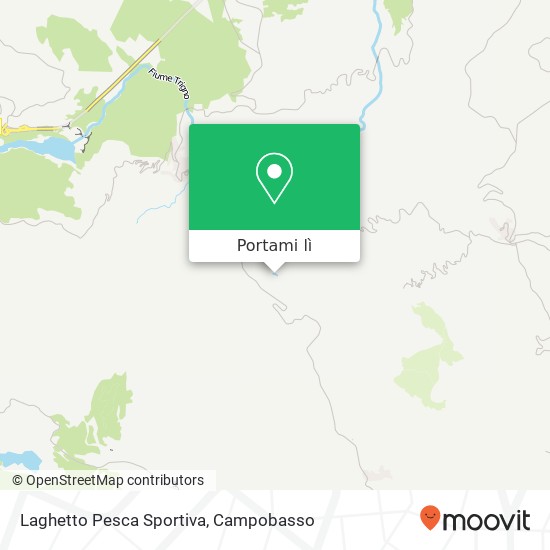 Mappa Laghetto Pesca Sportiva