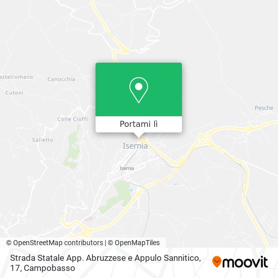 Mappa Strada Statale App. Abruzzese e Appulo Sannitico, 17