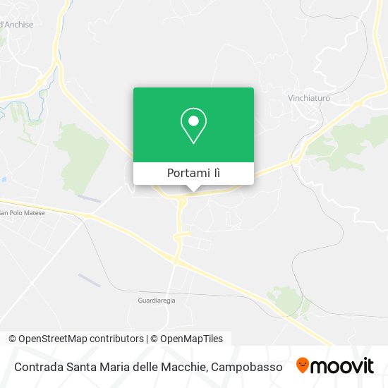 Mappa Contrada Santa Maria delle Macchie