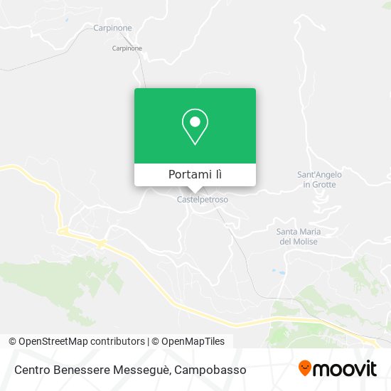 Mappa Centro Benessere Messeguè