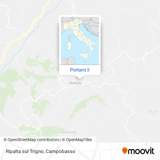 Mappa Ripalta sul Trigno