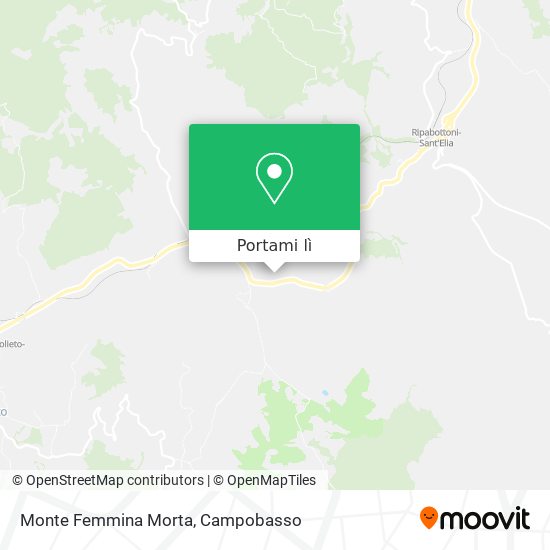 Mappa Monte Femmina Morta