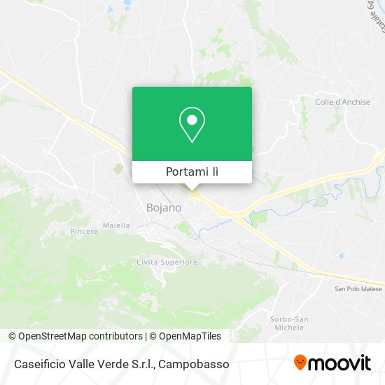 Mappa Caseificio Valle Verde S.r.l.