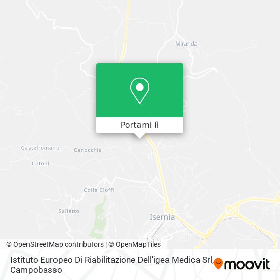Mappa Istituto Europeo Di Riabilitazione Dell'igea Medica Srl