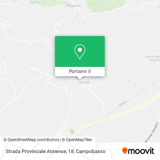 Mappa Strada Provinciale Atinense, 18