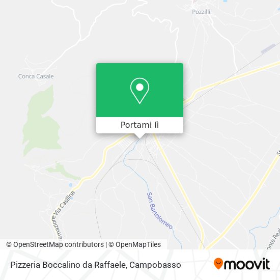 Mappa Pizzeria Boccalino da Raffaele