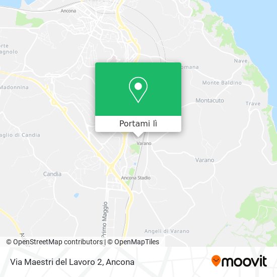 Mappa Via Maestri del Lavoro  2