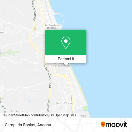 Mappa Campi da Basket