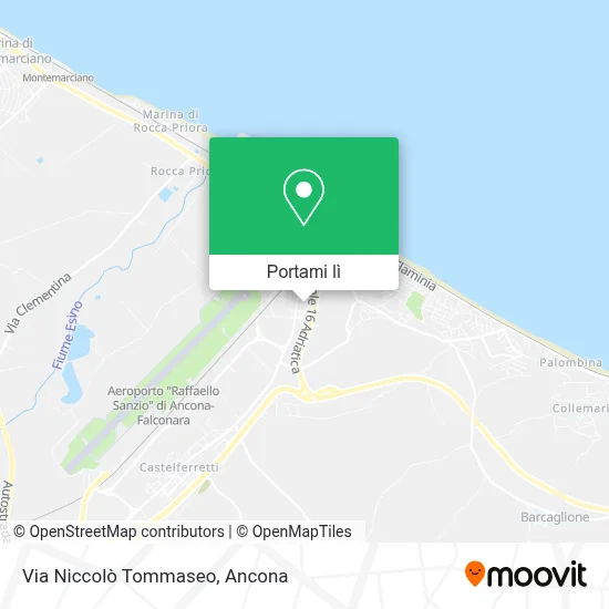 Mappa Via Niccolò Tommaseo