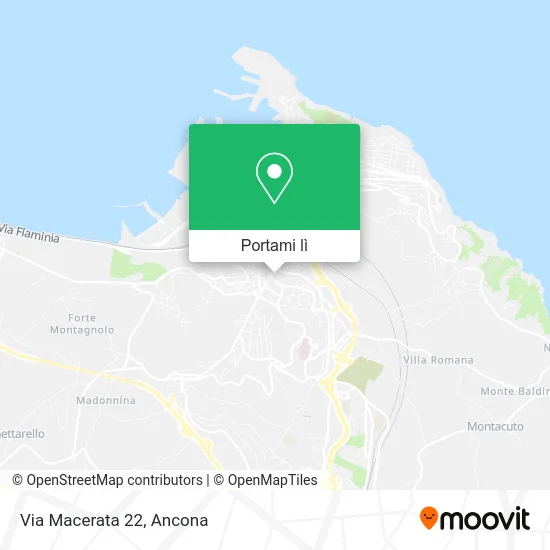 Mappa Via Macerata  22