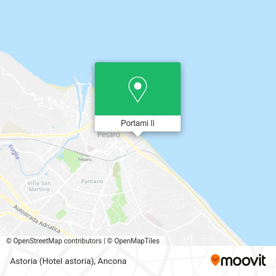 Mappa Astoria (Hotel astoria)