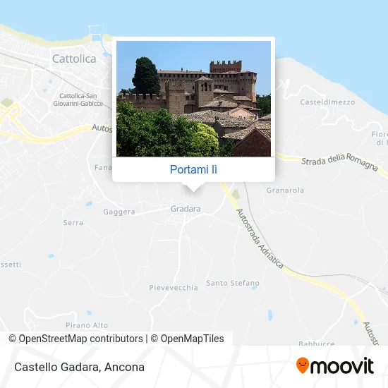 Mappa Castello Gadara