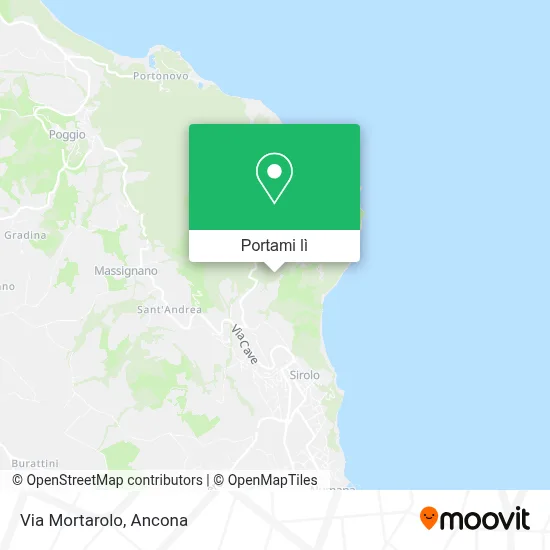 Mappa Via Mortarolo