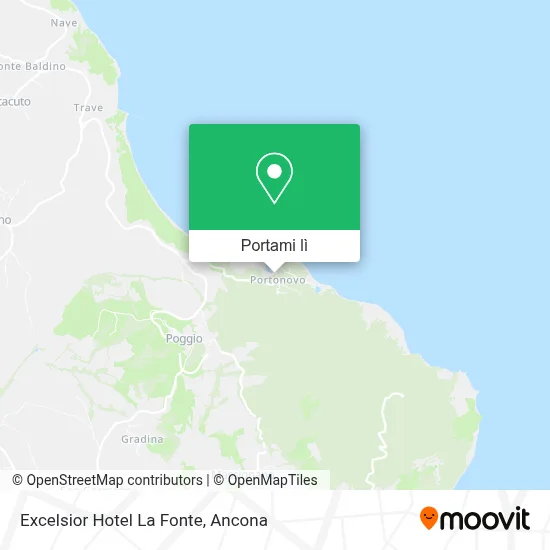 Mappa Excelsior Hotel La Fonte