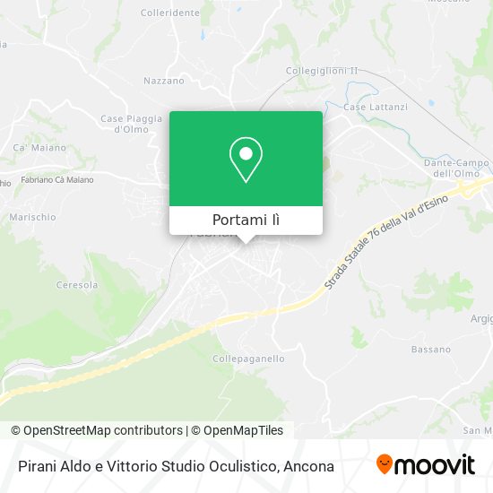 Mappa Pirani Aldo e Vittorio Studio Oculistico