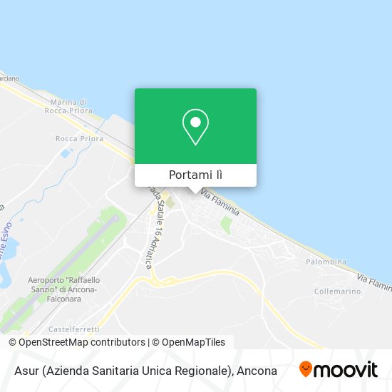 Mappa Asur (Azienda Sanitaria Unica Regionale)