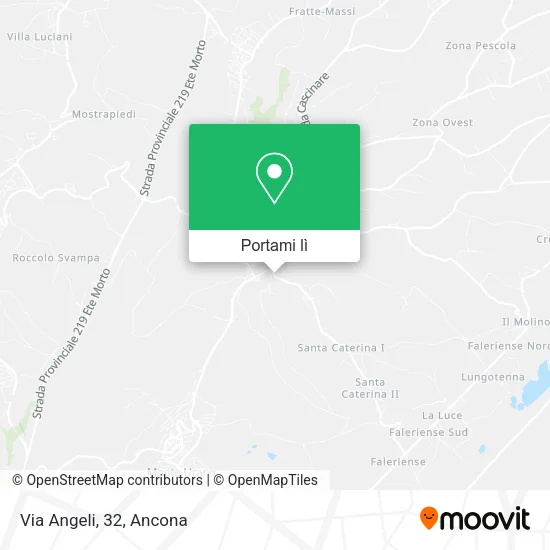 Mappa Via Angeli, 32
