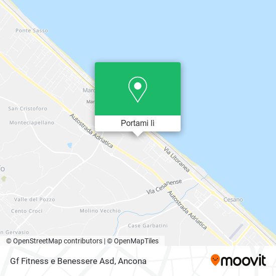 Mappa Gf Fitness e Benessere Asd